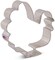 Ann Clark Thanksgiving Turkey Cookie Cutter, 3.75" Side profile full bird